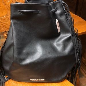 Black Victoria Secret NWT backpack purse